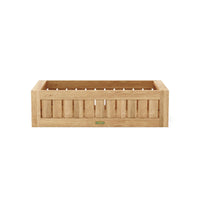 Teak Wood Planter - Arena (Straight)