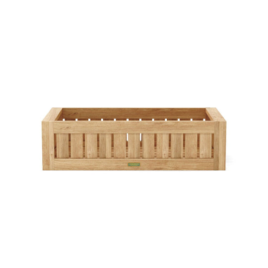 Teak Wood Planter - Arena (Straight) - Teak HQ™