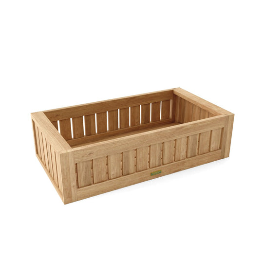 Teak Wood Planter - Arena (Straight) - Teak HQ™