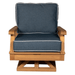 Teak Wood Revolving Chair - Miami - Teak HQ™
