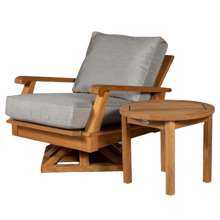 Teak Wood Revolving Chair - Miami - Teak HQ™