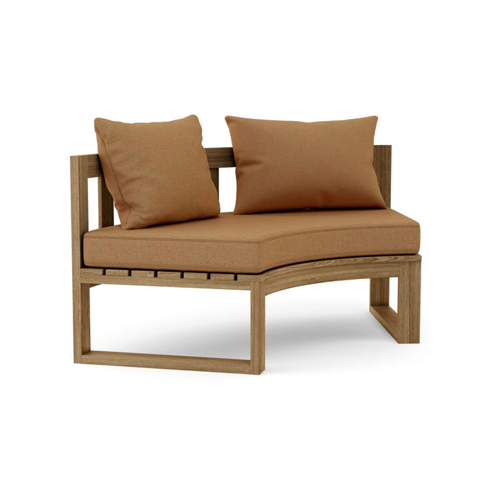 Teak Wood Sectional - Arena (Curved) - Teak HQ™