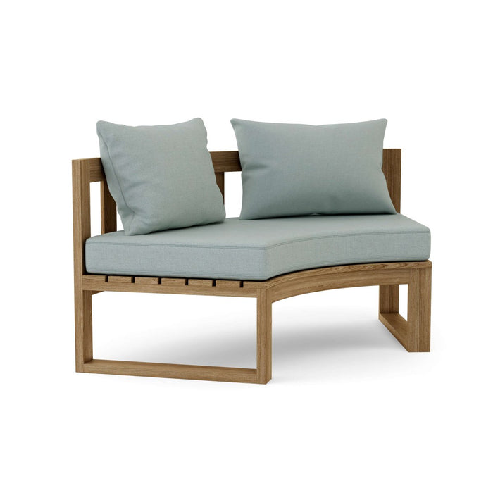 Teak Wood Sectional - Arena (Curved) - Teak HQ™