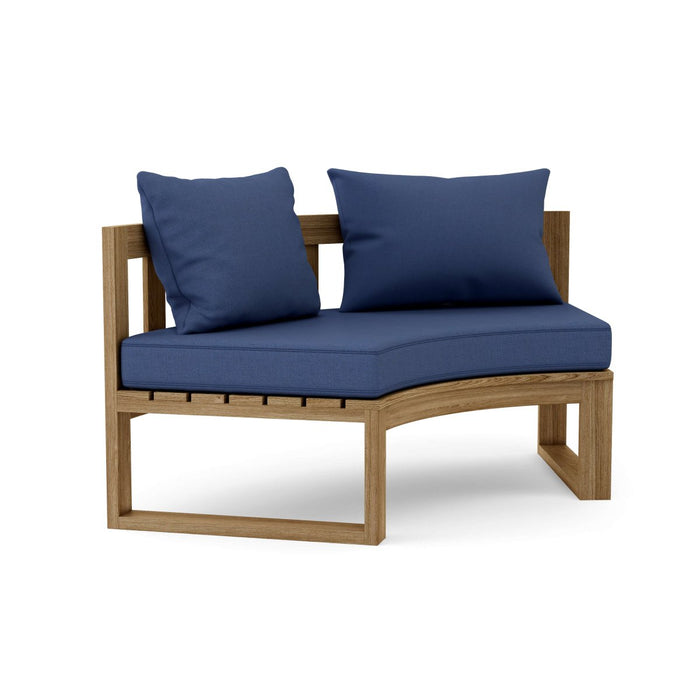 Teak Wood Sectional - Arena (Curved) - Teak HQ™