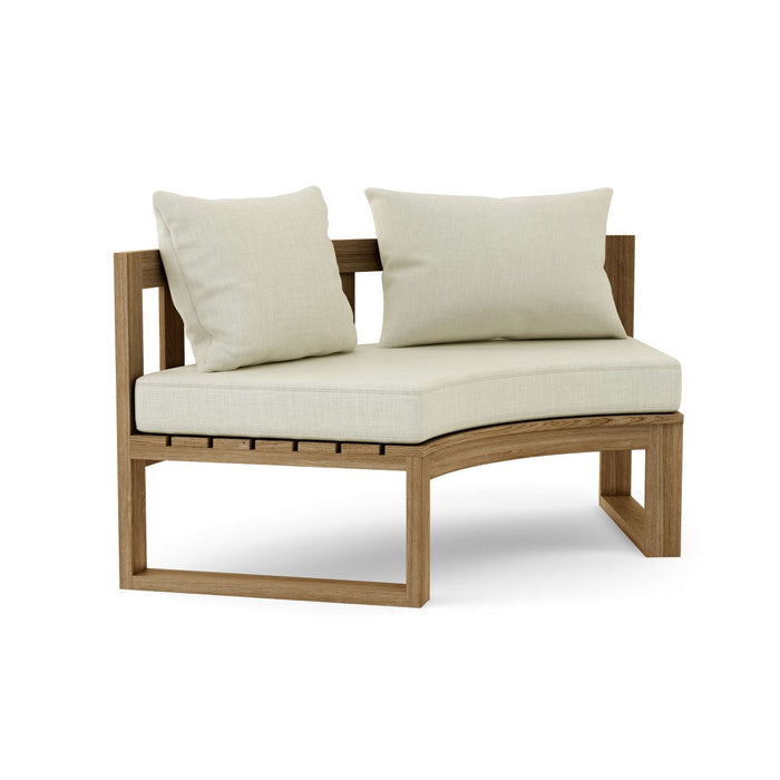 Teak Wood Sectional - Arena (Curved) - Teak HQ™