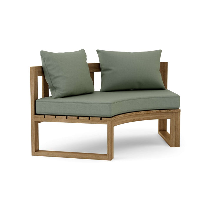 Teak Wood Sectional - Arena (Curved) - Teak HQ™