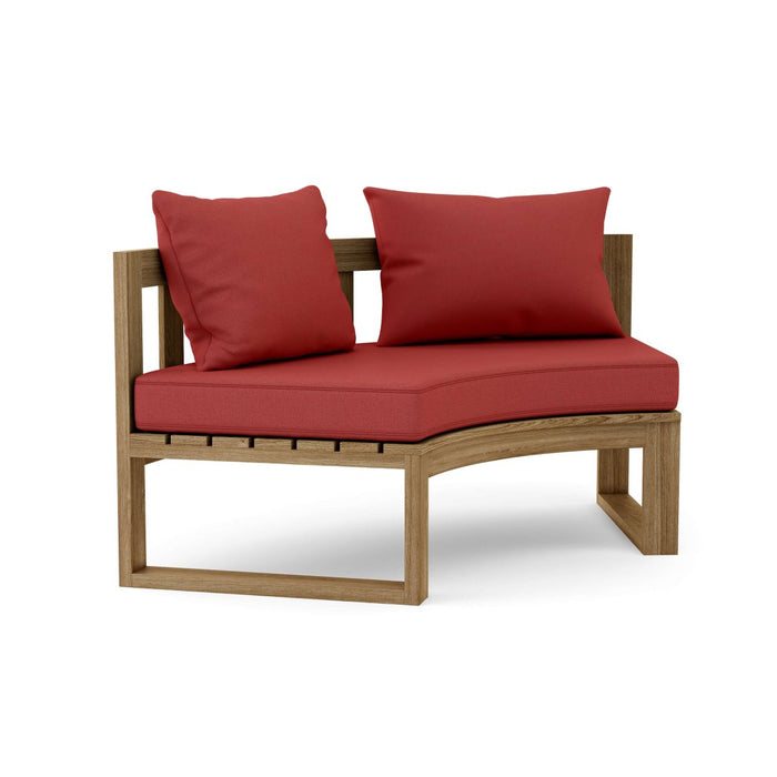 Teak Wood Sectional - Arena (Curved) - Teak HQ™