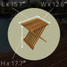 Teak Wood Slatted Stool or Side Table (Foldable) - Kora - Teak HQ™