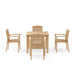 Teak Wood Table Set - Bahama (Table) & Sahara (4 Chairs) - Teak HQ™