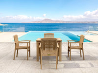 Teak Wood Table Set - Bahama (Table) & Sahara (4 Chairs)