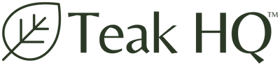 Teak HQ logo with leaf icon