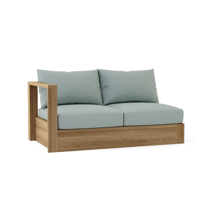 Right End Copacabana Teak Sectional Piece