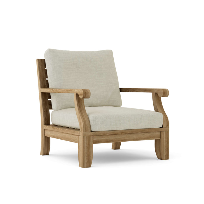 Teak Deep Seating Chair - Riviera