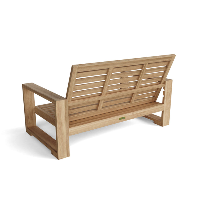 Teak Wood Loveseat - Capistrano