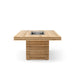 Teak Wood LP Fire Pit Table (Img 3)