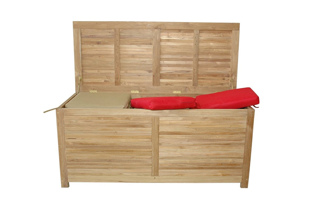 Waterproof Teak Storage Box (62" Wide) - Camrose - Teak HQ™