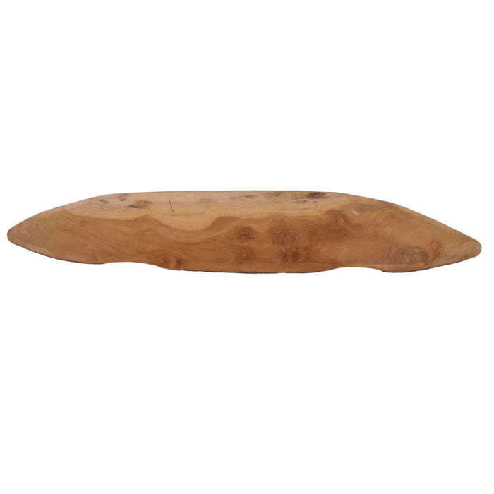 Wavy Boat - Style Teak Centerpiece for Table - Teak HQ™