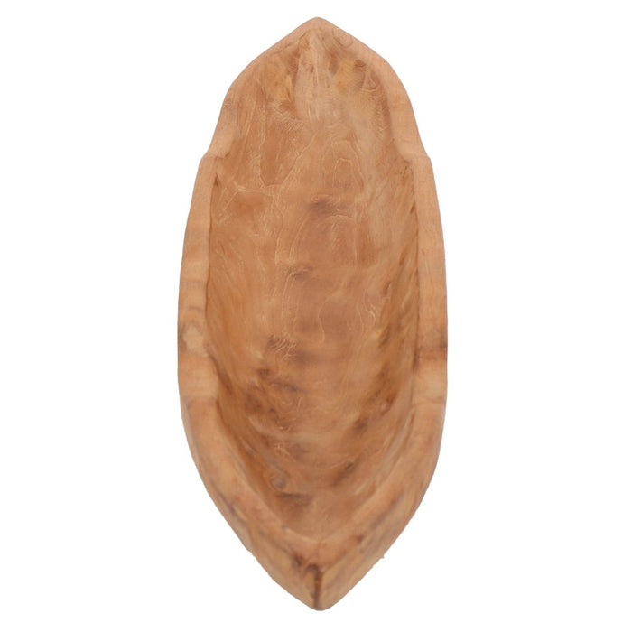 Wavy Boat - Style Teak Centerpiece for Table - Teak HQ™