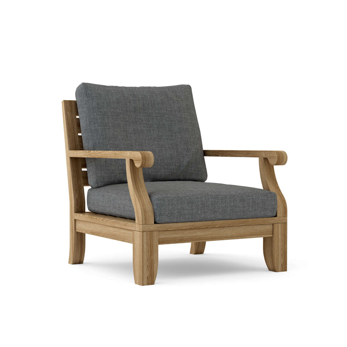 Teak Deep Seating Chair - Riviera