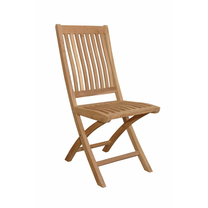 Teak Folding Deck Chairs (Set of 2) - Tropico