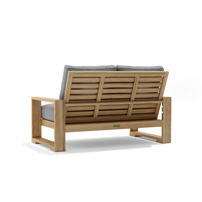 Teak Wood Loveseat - Capistrano