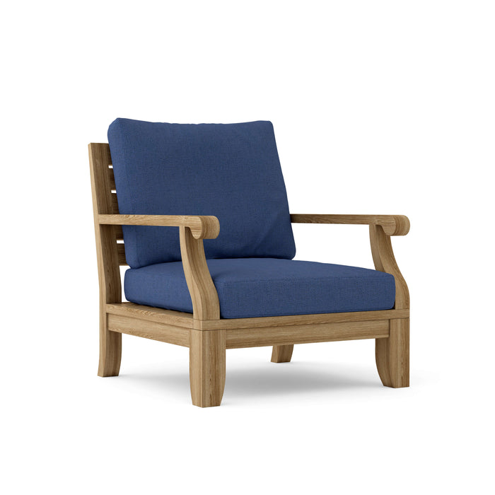 Teak Deep Seating Chair - Riviera