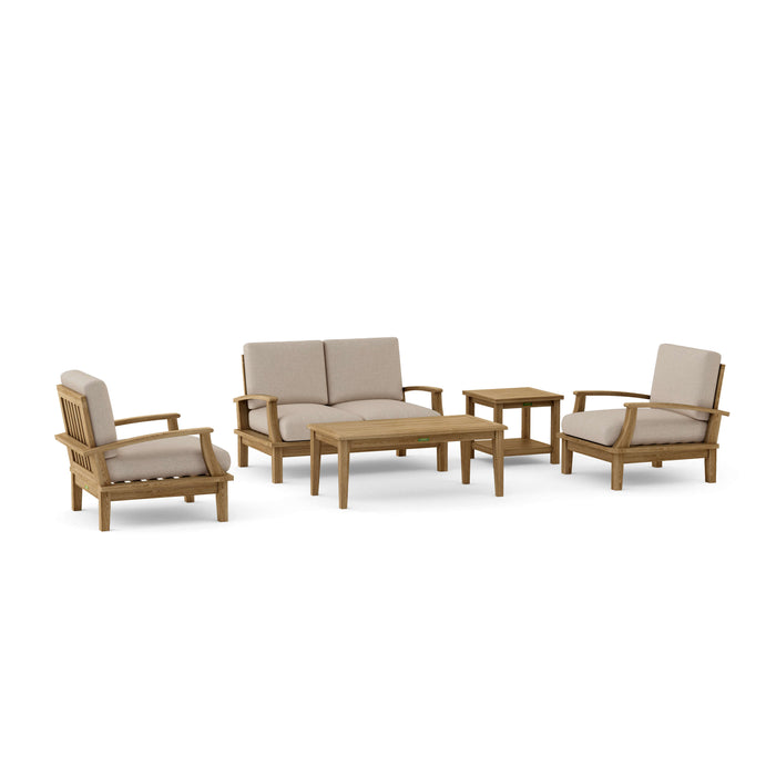 Outdoor Teak Furniture Set - Brianna 5-Piece Set