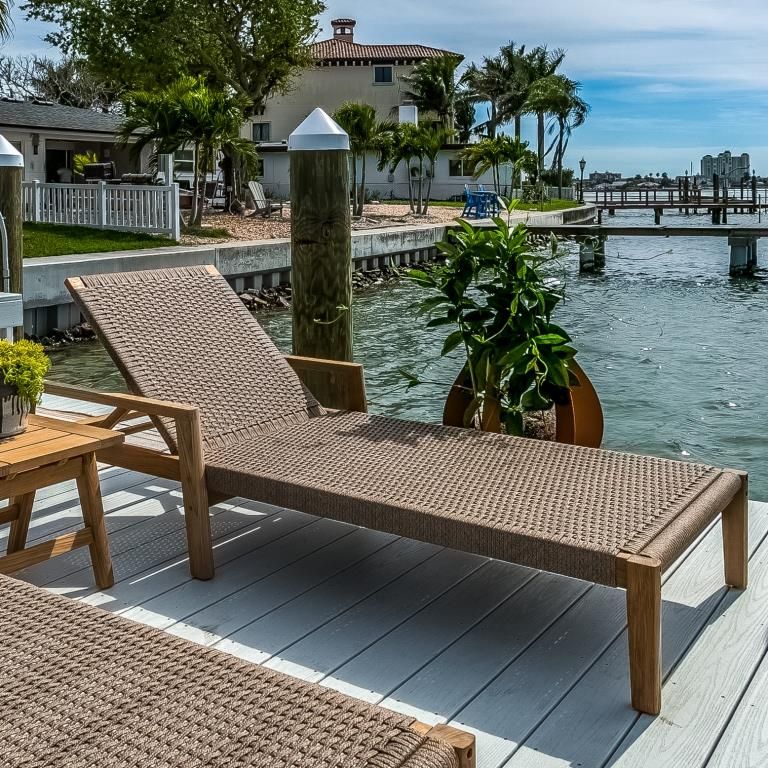 Admiral Teak Sun Lounge Chair