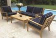 Teak Outdoor Loveseat (Img 8)