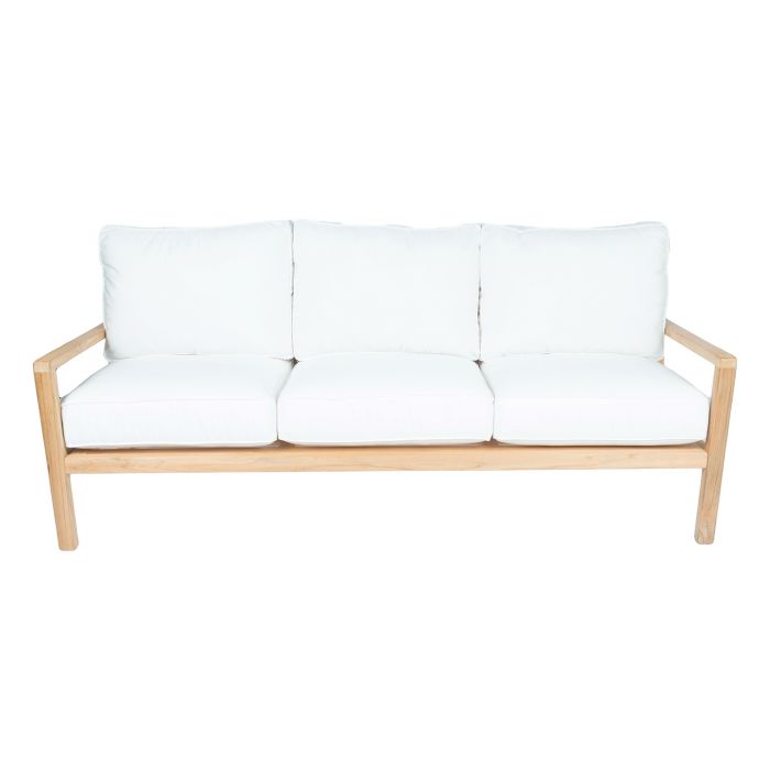 Coastal Teak 3-Seater Sofa