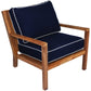 Royal Teak Coastal 5-Piece Love Seat & Arm Chairs Set