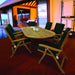 Solid Teak Patio Set (Img 1)