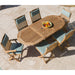 Teak Table and Folding Chairs (Img 1)
