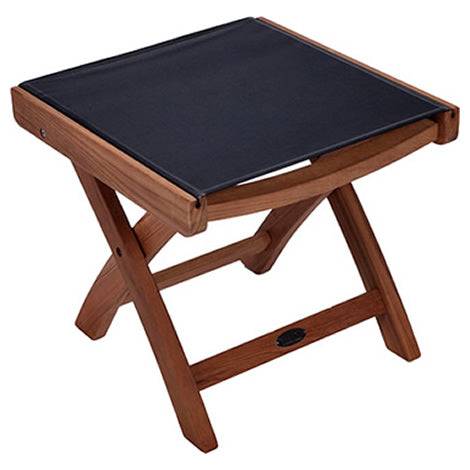 Teak Folding Sling Footrest