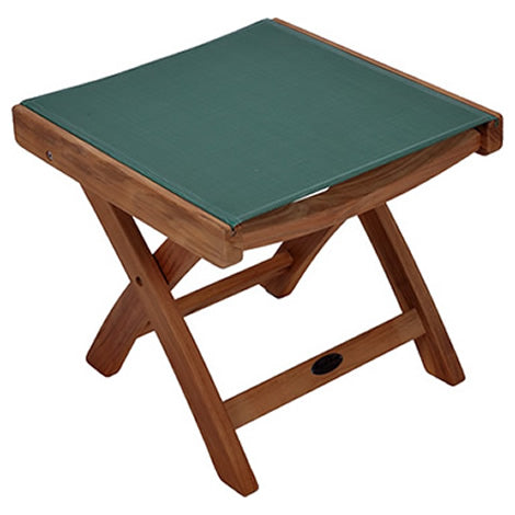 Teak Folding Sling Footrest