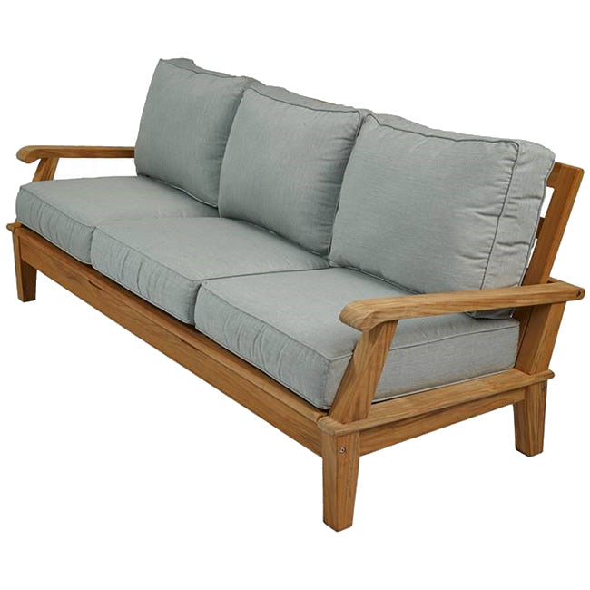 Miami Teak Reclining 3-Seater Sofa