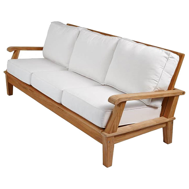 Miami Teak Reclining 3-Seater Sofa