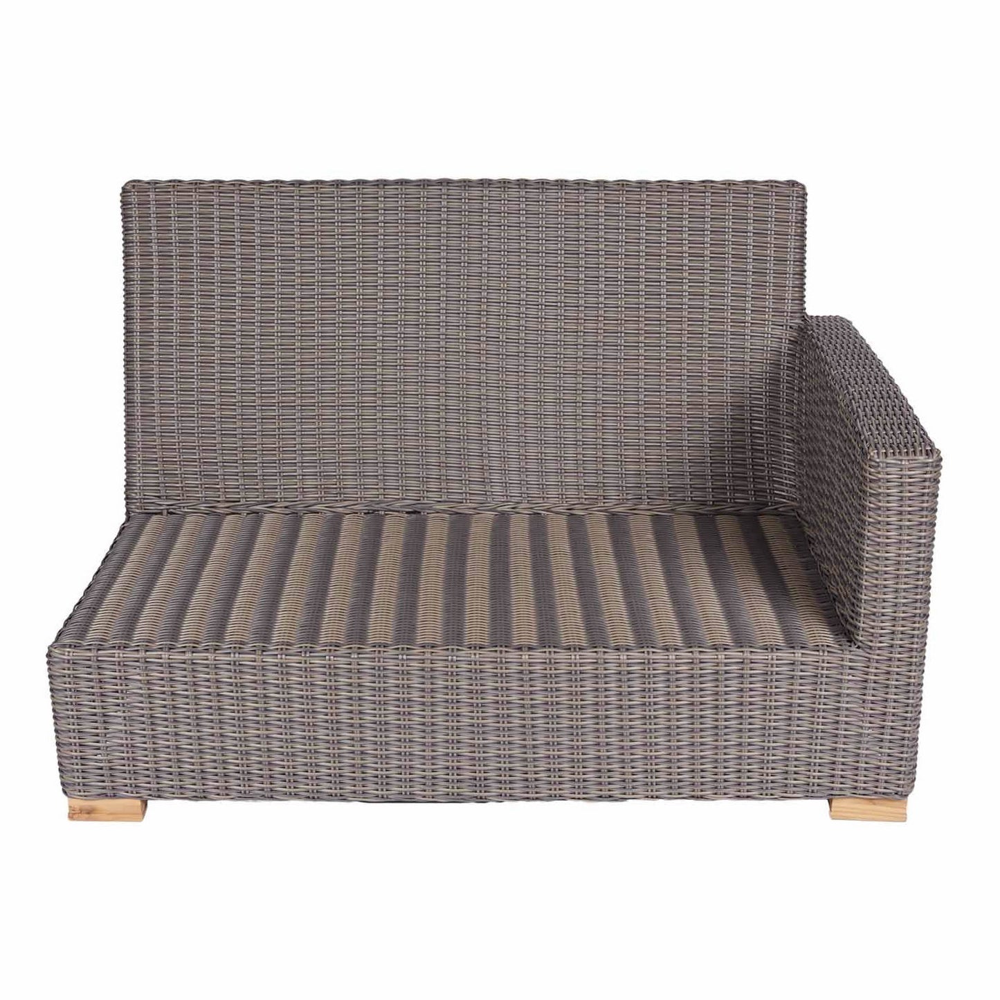 Sanibel Wicker Sectional 2-Seat Right Arm Piece