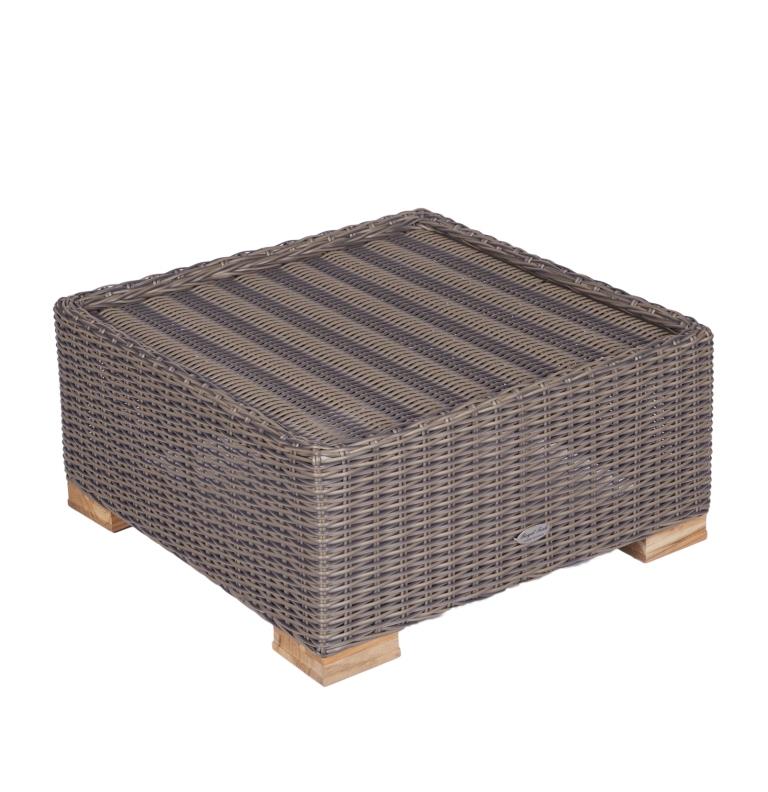 Sanibel Wicker Ottoman