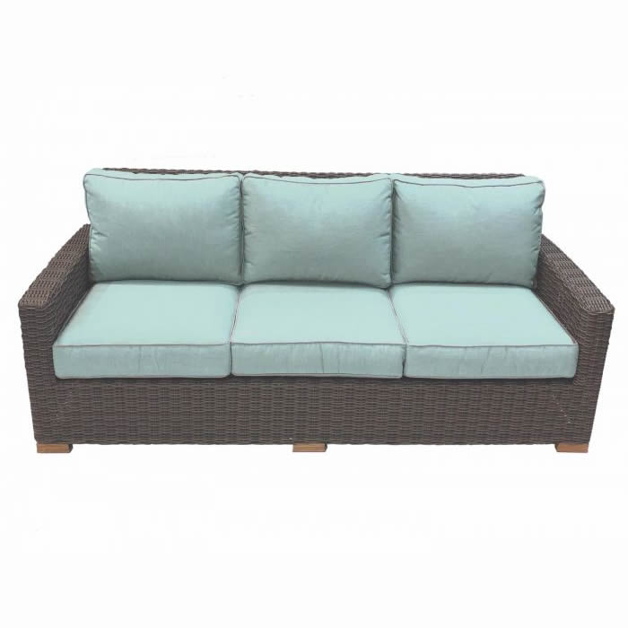 Modern Teak Outdoor Sofa (Img 4)