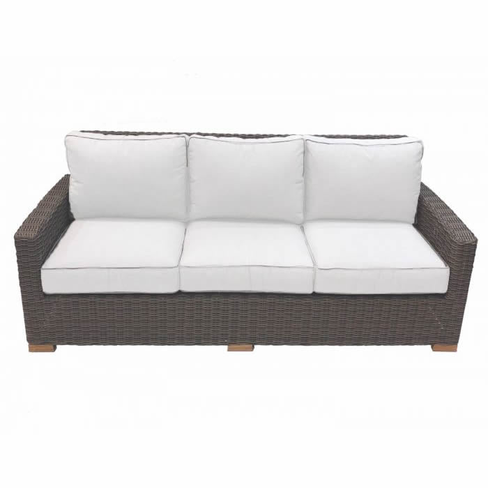 Modern Teak Outdoor Sofa (Img 1)