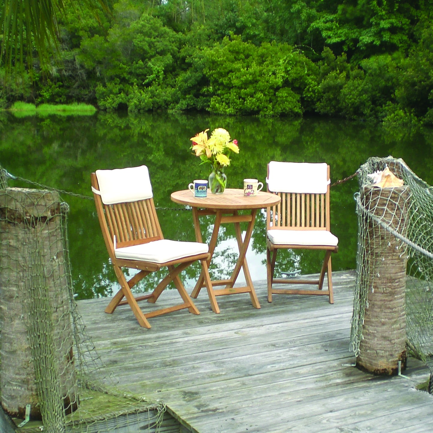 Sailor Teak Folding Side Chair