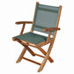 Royal Teak 63" Comfort Table and 4 Sailmate Side Chairs