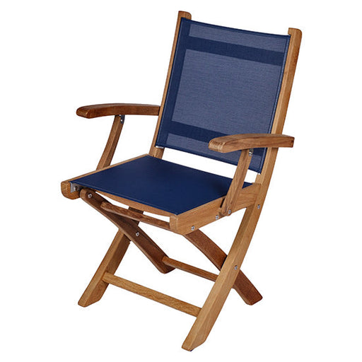 Teak Folding Chair With Arms (Img 4)