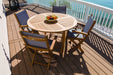 Circular Teak Dining Table (50" Diameter) - Dolphin - Teak HQ™