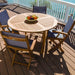 Circular Teak Dining Table (50" Diameter) - Dolphin - Teak HQ™