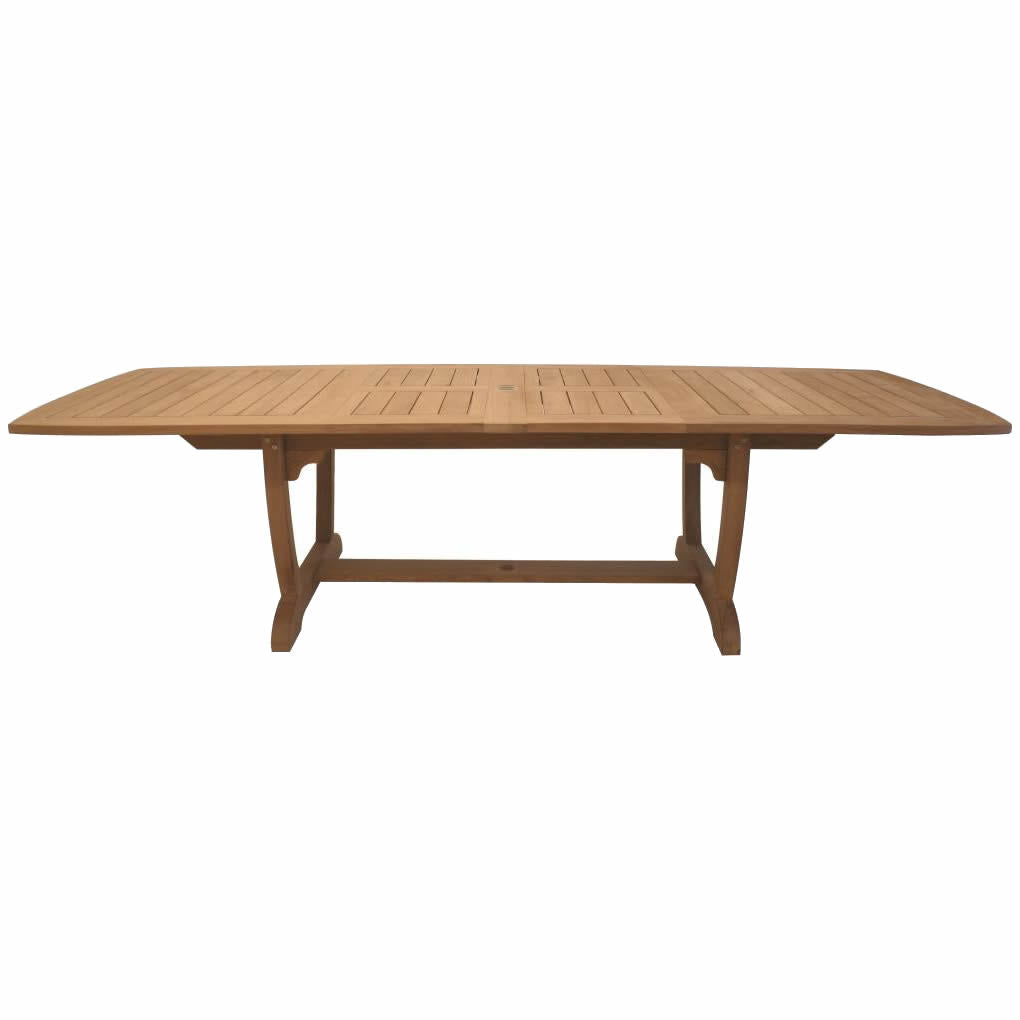 Gala 64" Expandable (to 80" or 96") Rectangular Teak Dining Table