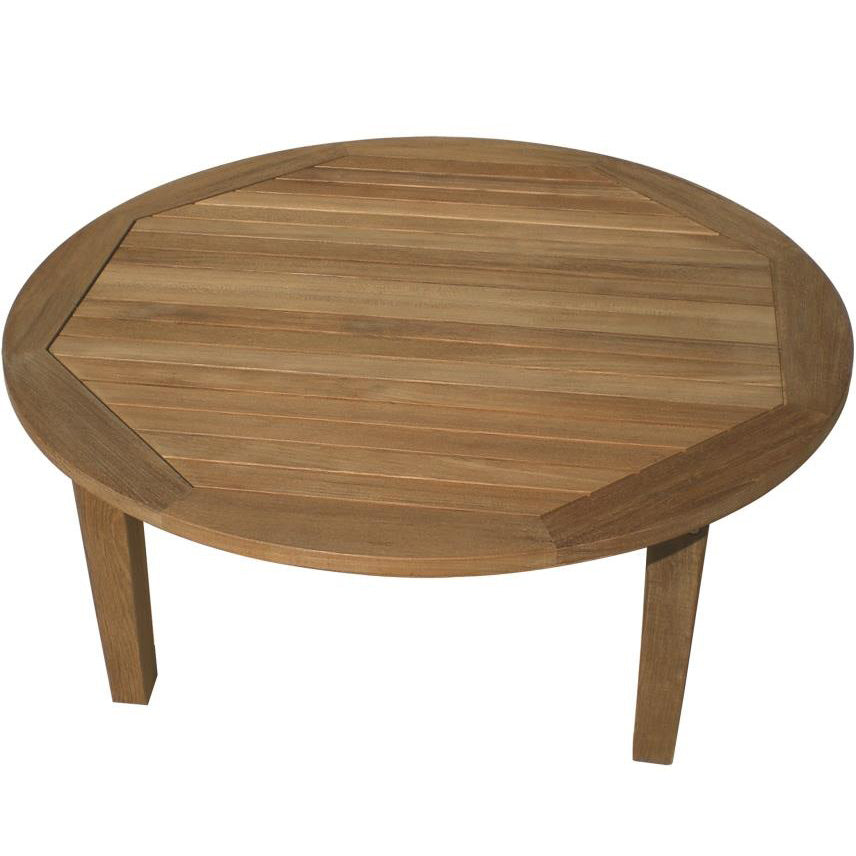 Miami Round Teak Sofa Table