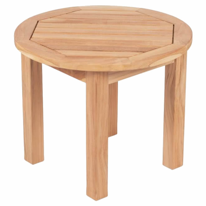 Miami Round Teak Side Table