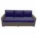 Modern Teak Outdoor Sofa - Sanibel - Teak HQ™